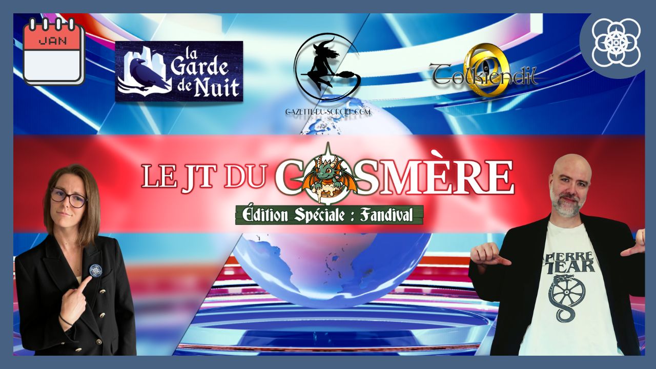 Miniature de la vidéo JT Fandival, les présentateurs, les logos des assos et du JT